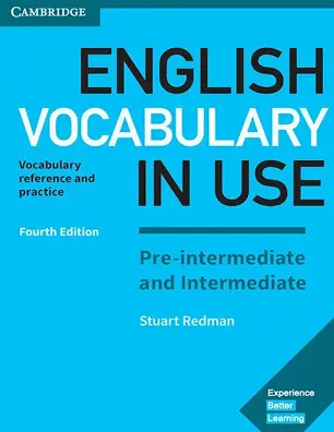 جلد کتاب English Vocabulary in Use Pre-intermediate and Intermediate