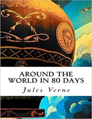 جلد رمان Around the World in 80 Days نوشتهٔ ژول ورن