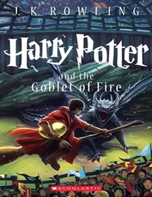 جلد رمان Harry Potter and the Goblet of Fire نوشتهٔ جی. کی. رولینگ