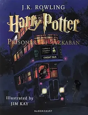 جلد رمان Harry Potter and the Prisoner of Azkaban نوشتهٔ جی. کی. رولینگ