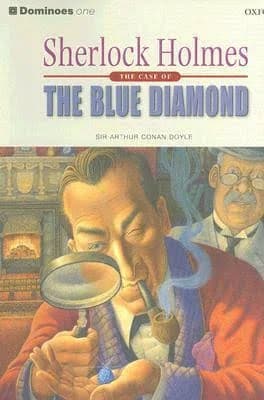 جلد کتاب Sherlock Holmes The Case of the Blue Diamond نوشتهٔ آرتور کانن دویل