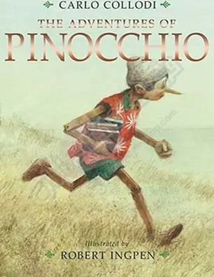 جلد کتاب The Adventures of Pinocchio نوشتهٔ کارلو کلودی