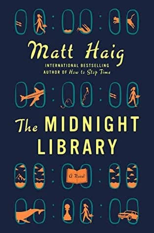 جلد رمان The Midnight Library نوشتهٔ مت هیگ